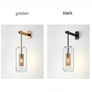 Applique murale LED en verre au design post-moderne