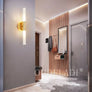 Lampes murales LED en tube métallique - L'Atelier Imbert