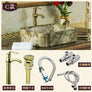 Lavabo en céramique et marbre