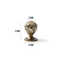 Bouton de meuble Minéral – Pierre naturelle & bronze
