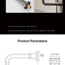 Robinet mural Minimal – Laiton brossé - L'Atelier Imbert