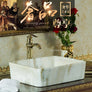 Lavabo en céramique et marbre