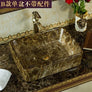 Lavabo en céramique et marbre