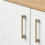 Bouton de meuble Minéral – Pierre naturelle & bronze
