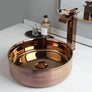 Vasque à poser Ronde – Céramique Rose Gold