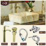 Lavabo en céramique et marbre