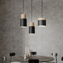 Plafonnier LED Suspendu en Métal et Bois au Design Nordique - L'Atelier Imbert