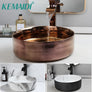Vasque à poser Ronde – Céramique Rose Gold