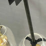 Applique murale LED en verre au design post-moderne