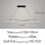 Lustre Suspendu LED – Style Moderne Minimaliste