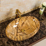 Lavabo en céramique et marbre