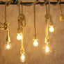 Luminaires suspendus vintage et rétro en corde de chanvre