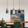 Plafonnier LED Suspendu en Métal et Bois au Design Nordique - L'Atelier Imbert