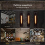 Lampe Murale Vintage Industrielle – Style Loft en Fer Noir - L'Atelier Imbert