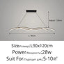 Lustre Suspendu LED – Style Moderne Minimaliste