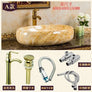 Lavabo en céramique et marbre