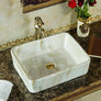 Lavabo en céramique et marbre