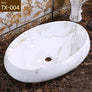 Lavabo en céramique et marbre