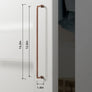 Poignée de meuble Ligne 320 – Bronze