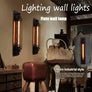 Lampe Murale Vintage Industrielle – Style Loft en Fer Noir - L'Atelier Imbert