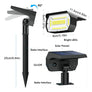 Projecteur solaire LED extérieur 72/68 LED – IP65 – 3 modes d’éclairage