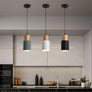 Plafonnier LED Suspendu en Métal et Bois au Design Nordique - L'Atelier Imbert