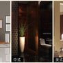 Lavabo en céramique et marbre