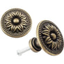 Bouton de meuble Médaillon – Bronze antique