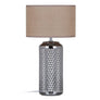 Lampe de bureau 28 x 28 x 50,5 cm Céramique Argent - L'Atelier Imbert