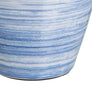 Lampe de bureau 30,5 x 30,5 x 44,5 cm Céramique Bleu Blanc - L'Atelier Imbert