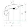 ROUSSEAU Robinet mitigeur thermostatique baignoire et douche Volga 2 - Monotrou - L'Atelier Imbert