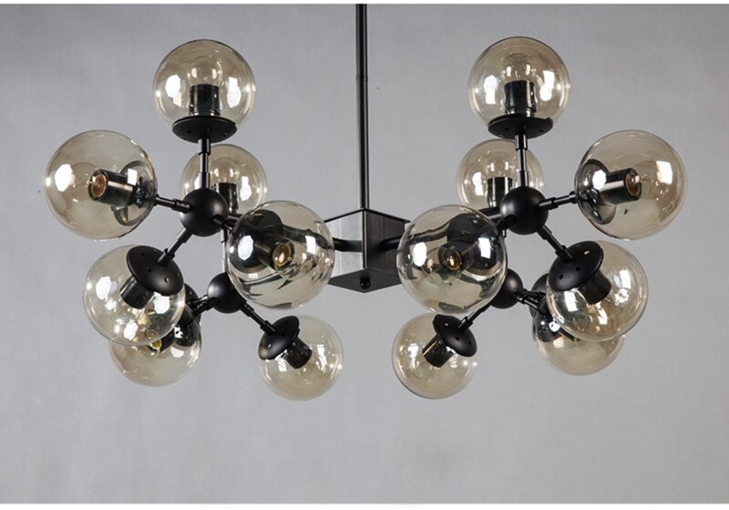 Lampe Led design industriel moderne suspendue en verre - L'Atelier Imbert