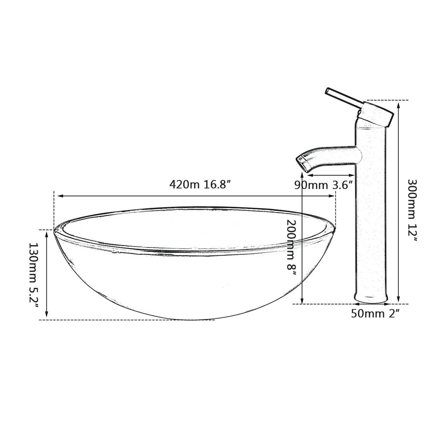 Vasque originale en verre trempé professionnel - L'Atelier Imbert