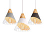 Lampe Suspendue Industrielle Moderne en Bois - L'Atelier Imbert