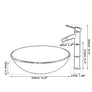 Lavabo en verre trempé rond pour Salle de Bain - L'Atelier Imbert