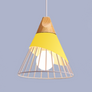 Lampe Suspendue Industrielle Moderne en Bois - L'Atelier Imbert