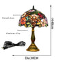 Lampe de chevet Vitrail Tiffany pour Salon ou Salle à manger - L'Atelier Imbert