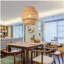Lampe suspendue en bambou et rotin - L'Atelier Imbert