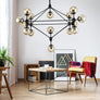 Lustre Retro boulle de verre LED - L'Atelier Imbert