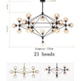 Lustre Retro boulle de verre LED - L'Atelier Imbert
