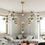 Lustre Retro boulle de verre LED - L'Atelier Imbert