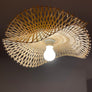 Lampe suspendue en rotin et osier naturel - L'Atelier Imbert