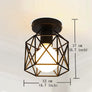 Lampe plafonnier style rétro, - L'Atelier Imbert