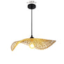 Lampe suspendue en rotin et osier naturel - L'Atelier Imbert