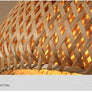 Lampe suspendue en bambou tissé à la main - L'Atelier Imbert