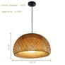 Lampe suspendue en bambou tissé à la main - L'Atelier Imbert