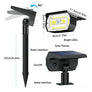 Projecteur solaire LED extérieur 72/68 LED – IP65 – 3 modes d’éclairage