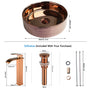 Vasque à poser Ronde – Céramique Rose Gold