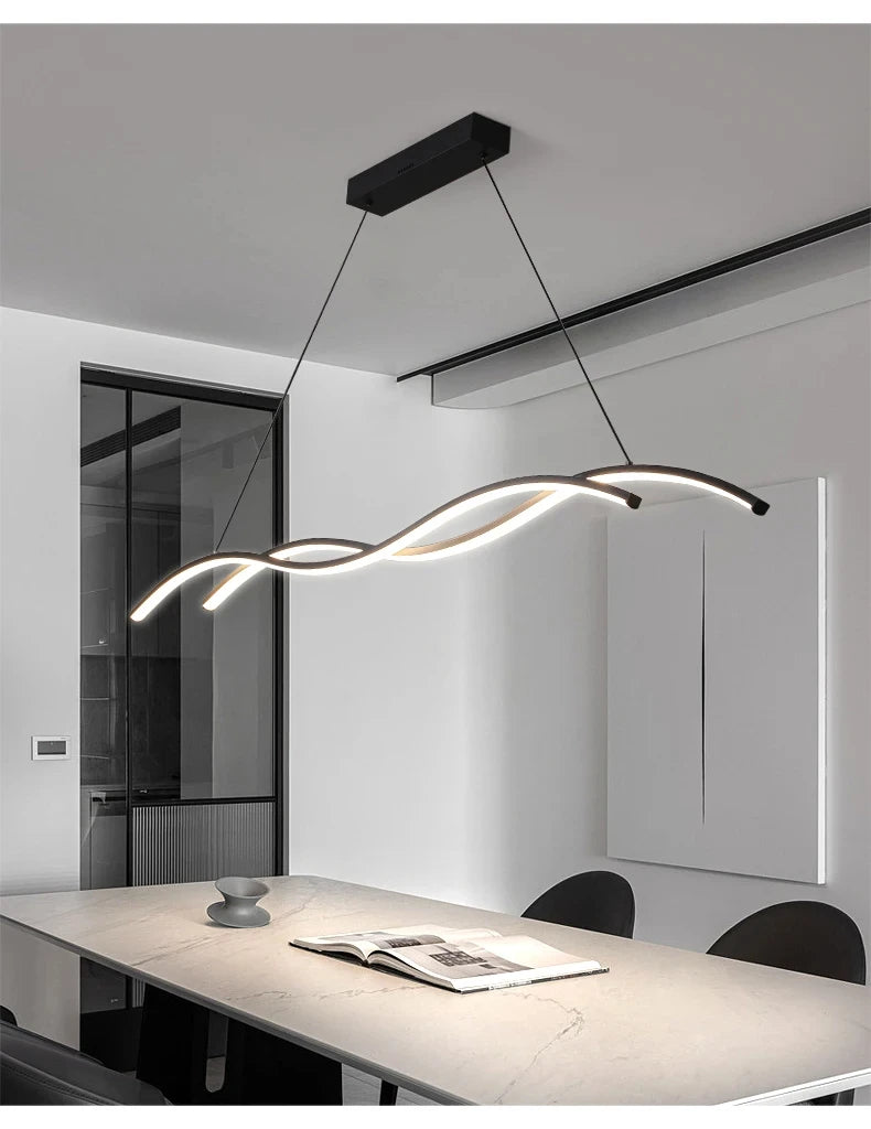 Lustre Suspendu LED – Style Moderne Minimaliste