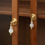 Bouton de meuble Cristal – Laiton doré